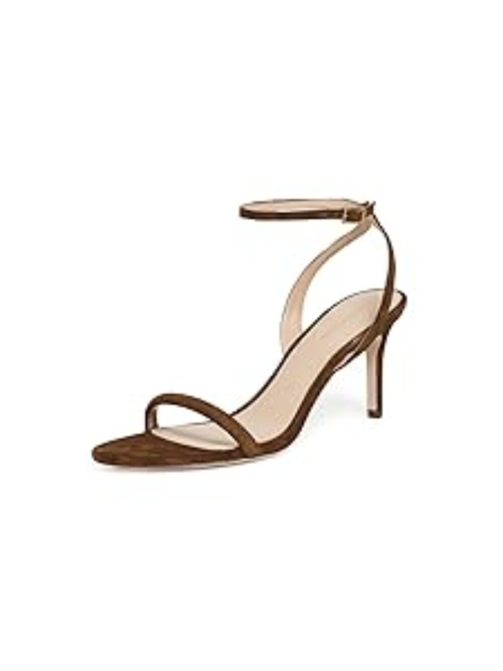Veronica Beard Sylvie 75 Chestnut Brown Suede  Sandal Size 7.5